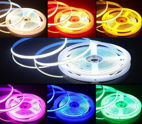 Indoor Decoration COB Flexible LED Strip Lights DC12V 320 Leds Ribbon LED Light Strip