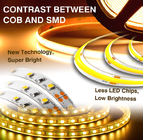 High Density COB Flexible LED Strip Lights 24VDC 480 Leds LED Ribbon Strip