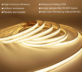 Flexible COB LED Strip High Density Dotless IP65 Waterproof LED Tape Ribbon Light 220V 360 Leds 8mm A80