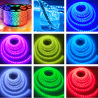 SMD5050 Flexible RGB LED Strip Lights Silica Gel Colorful DC24V 60 Leds Waterproof IP68