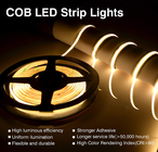 Indoor Decoration COB LED Flexible Strip Lights High Density 512 Leds 10mm 24W IP20
