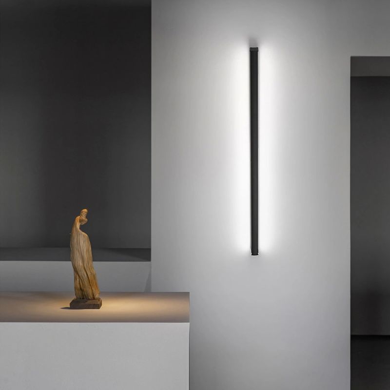 6063 T5 100lm/W Led Strip Aluminum Profile PC PMMA For Wall Lighting