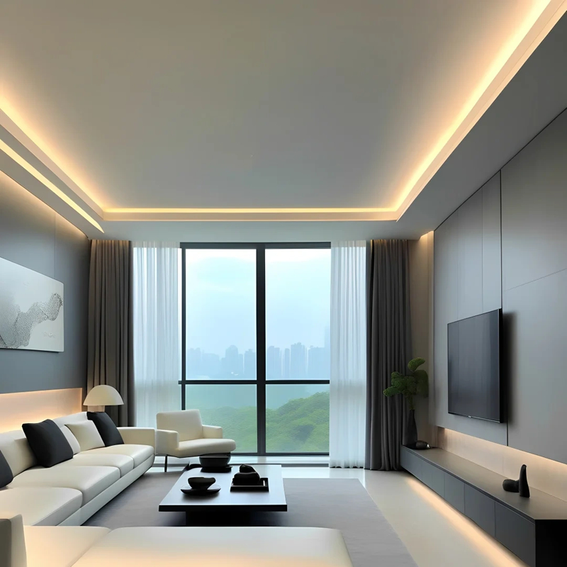 Indoor Corner illumination Aluminum profile LED for Wall lighting