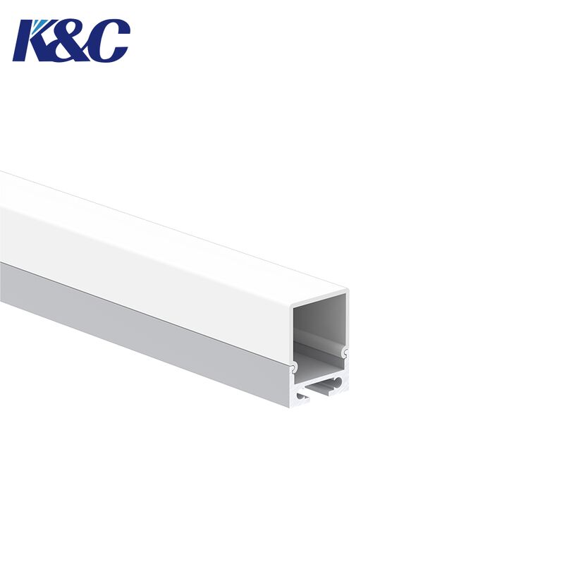 6063-T5 Aluminum LED Profile with Sandblasting Oxidation Surface and ...