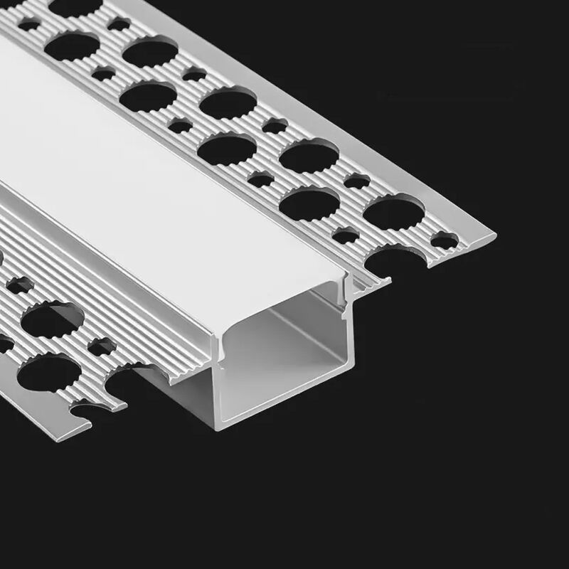 6063 T5 Aluminum Alloy LED Strip Channel with Sandblasting Oxidation ...