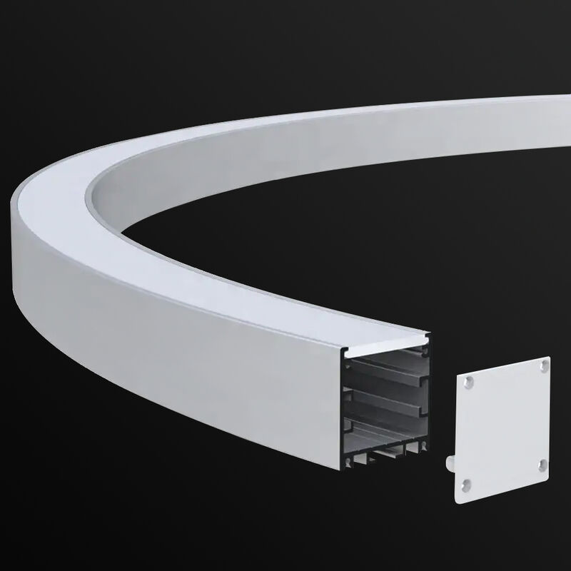 6063 T5 Aluminum Alloy Bendable LED Aluminum Profile with PMMA PC Cover ...