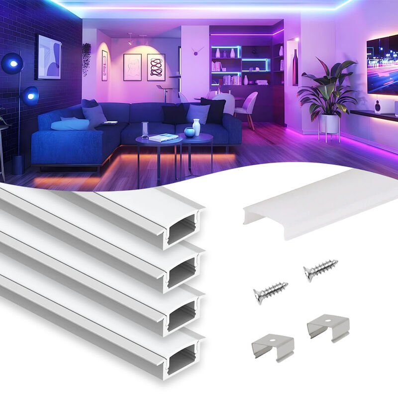 6063 T5 Aluminum Alloy Bend LED Strip Aluminium Profile with 2-Year ...
