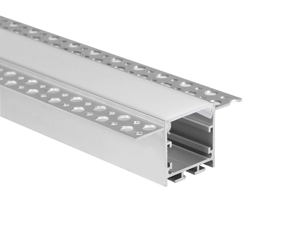 Drywall gypsum Led aluminum channel Wall Plasterboard with UGR diffuser PC cover