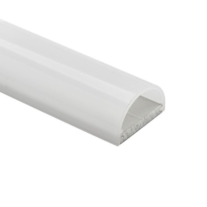 Custom slim led aluminium extrusion with diffuser cover