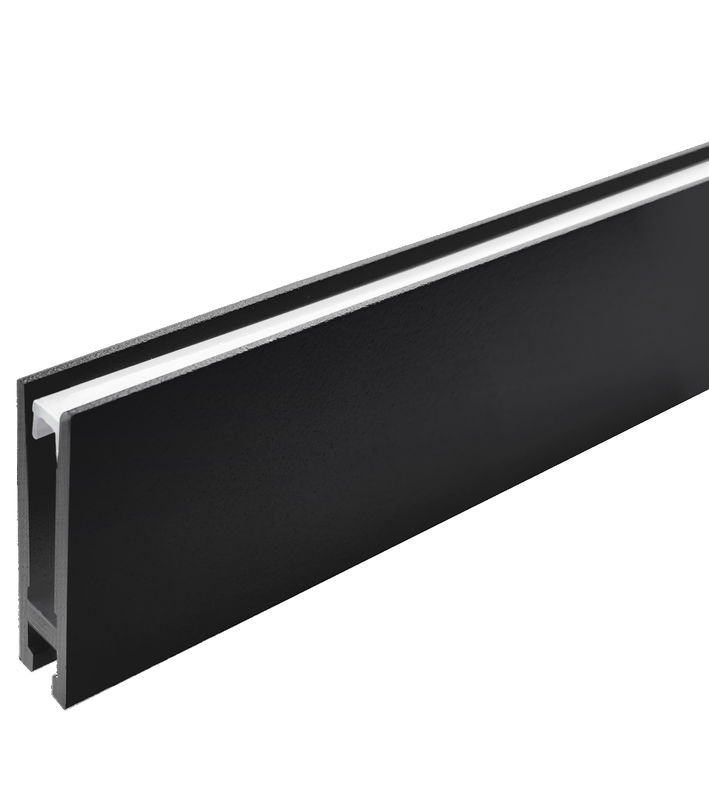 Led strip aluminum profile W9.8*H25.4mm Anodized Suspended LED Aluminium Profile