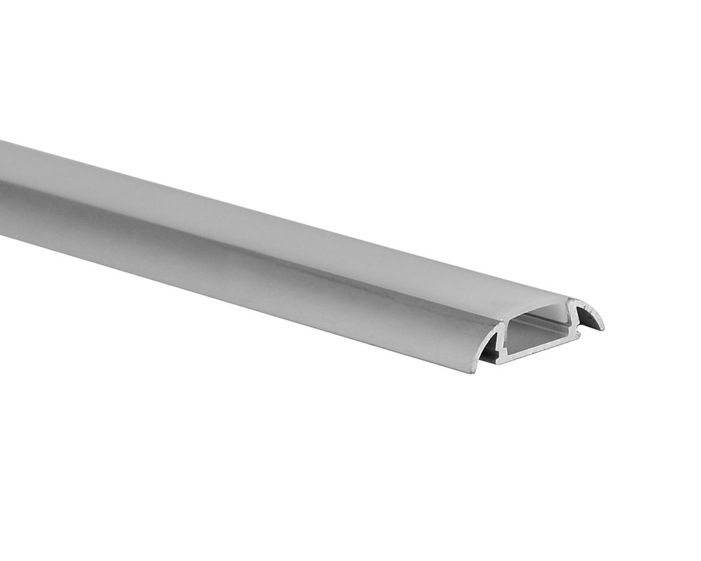 Surface Flat Aluminium Extrusion For Led Strip Lighting with PC diffuser suit for interior linear lighting