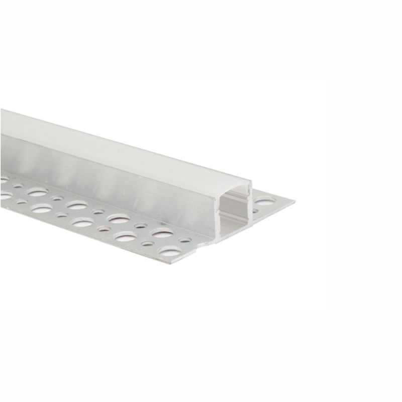 Anodized Wall Recessed LED Plasterboard Profile for gypsum wall drywall