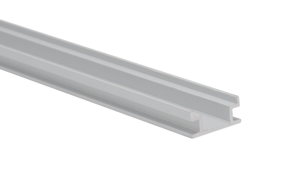 Aluminum Alloy Residential 8mm LED Floor Profile 6063 T5 W19.2mm