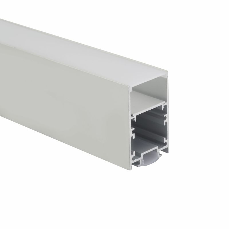Aluminum  LED Profile  linear lighting with PC diffuser  W35mm H55mm for Up and Down lighting