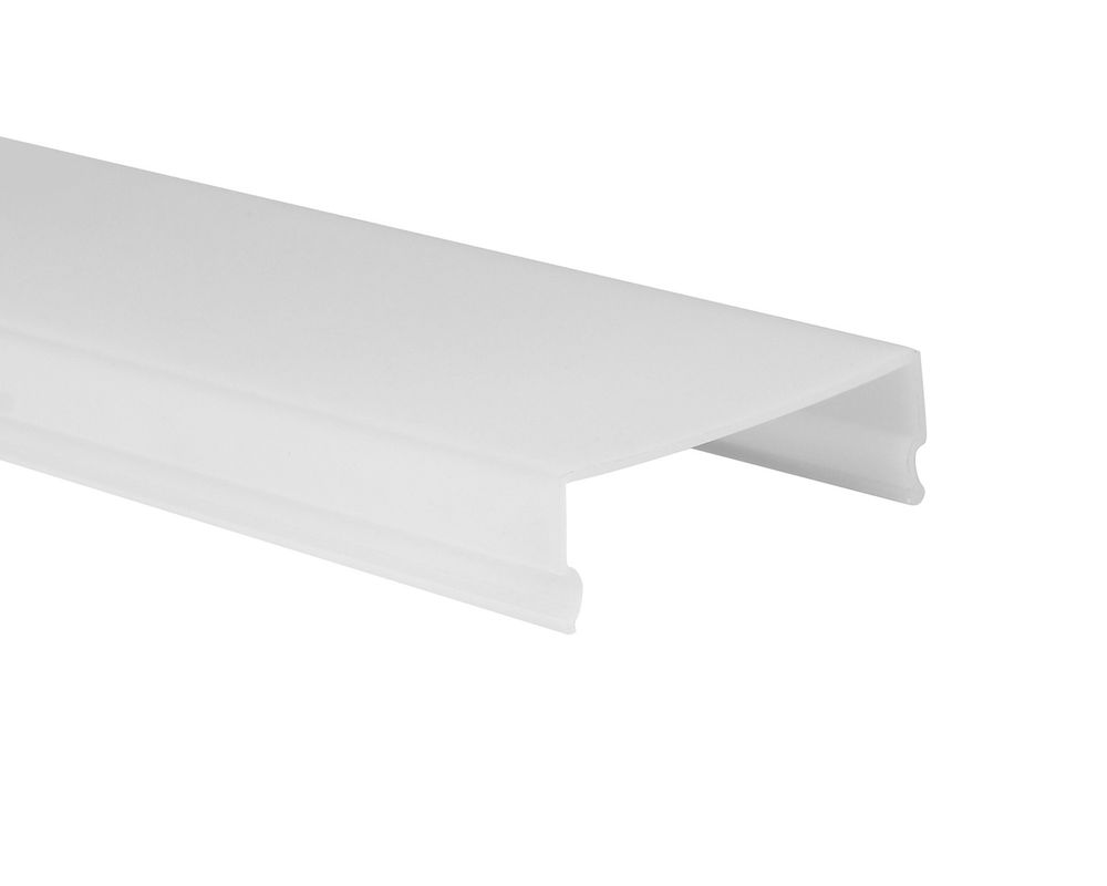 PMMA Diffuser 89*50mm 6063 Recessed Aluminum Led Extrusion