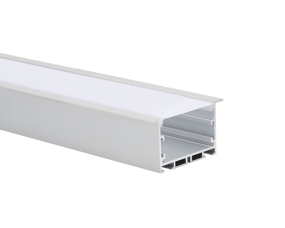 High 35mm Recessed LED Aluminum Profile  PMMA PC With UGR Diffuser