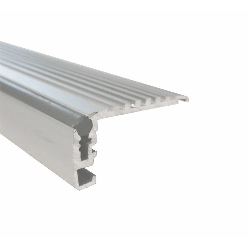 H22.5mm 6063 T5 LED Aluminium Extrusion Profiles Anodized Linear For Stair Lighting