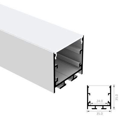 Good price LED Strip Aluminium Profile 35x35mm Hoisting Extrusion Channel For Led Strip Light online