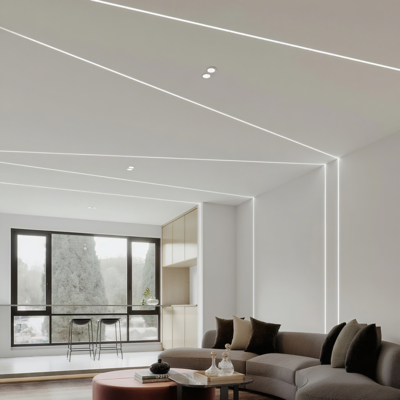 Led aluminum channel for Wall Mounted Square Arce LED Strip Aluminium Profile