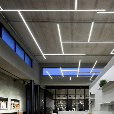 Led strip aluminium profile Surfaced mount Recessed T5 6063 20mm Driver In LED Profile