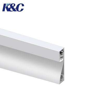 LED Skirting Board Aluminum Profiles Multi-Color Options Seamless Joints Custom Lengths