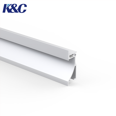 6061-T6 alloy LED Skirting Profiles efficient heat dissipation