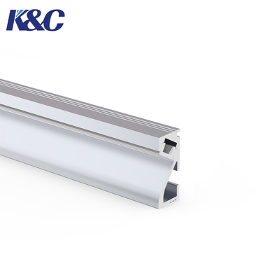 Recessed Cabinet LED Aluminum Profile Efficient Heat Dissipation