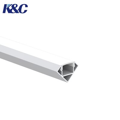 45° Directional 10mm LED Extrusion Profile for Surface and Corner Mounting in W18.0 × H18.0mm