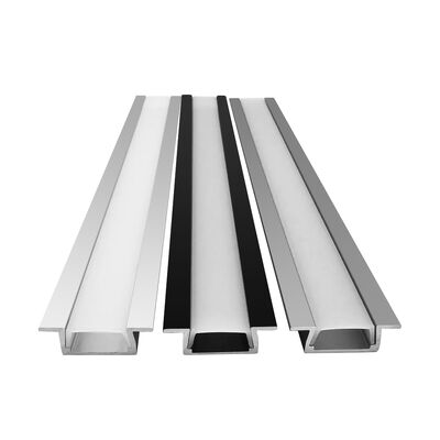 Good price 6063 T5 Aluminum Alloy LED Aluminum Profile with Sandblasting Oxidation for PCB Width up to 12mm online