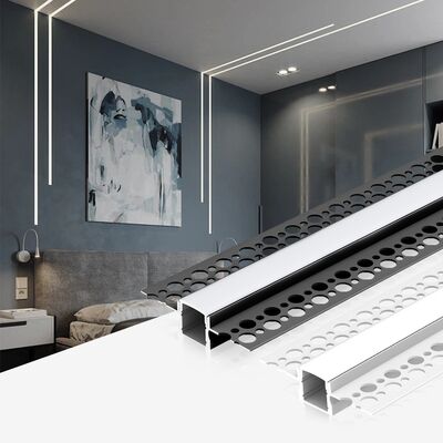 Good price 6063 T5 Aluminum Alloy LED Aluminum Profile with Sandblasting Oxidation and 5-Year Warranty for LED Strip Channel online