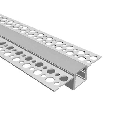Good price 6063 T5 Aluminum LED Strip Aluminium Profile with PMMA Diffuser for Recessed Linear Lighting online