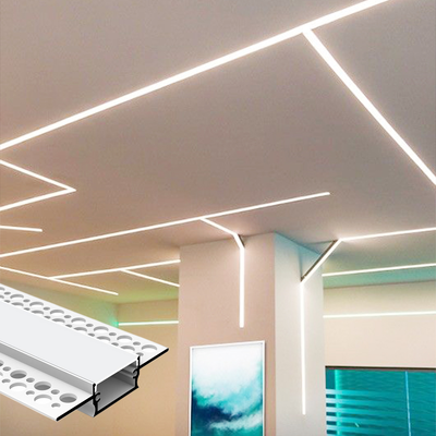 Good price 6063 T5 Aluminum Alloy LED Strip Channel with Recessed Installation and 5-Year Warranty online