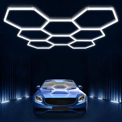 Good price LED Hex Light Hexagon Panel Lighting System Modular Connectable Honeycomb Ceiling Lights For Home Garage Studio Office online
