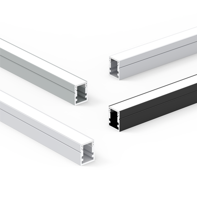 Good price K3 6000 Series Sandblasted Aluminum Extrusion Surface-mounted Parts Cutting Service for LED Light Strip Channels Decorations online