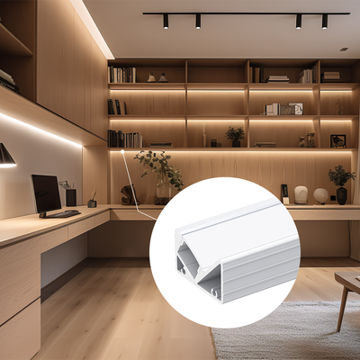 Good price Aluminum Extrusion LED Profile for Wall Lighting PC Cover Bending/Cutting/Welding Services Anodized Surface Aluminum 6063-T5 online