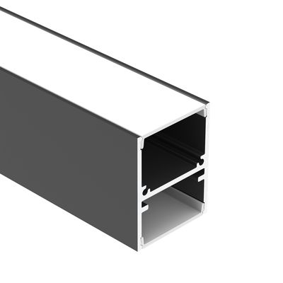 IP20 100lm/W Up And Down Lighting LED Profile Anodized 6063 Alloy