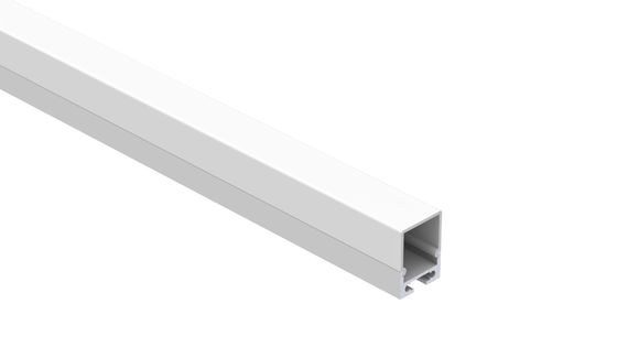 Width 20mm PMMA PC LED Strip Aluminium Profile High 27mm 6063 T5