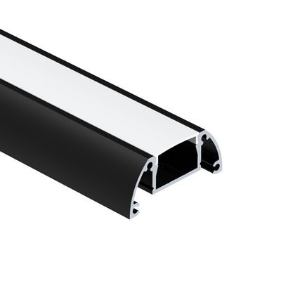ROHS IP20 Wardrobe LED Aluminium Profile W45.1mm
