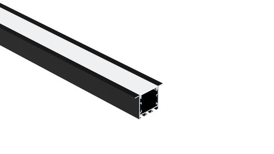 W35*H35mm LED Aluminium Extrusion Profiles Recessed Mount With PC Diffuser