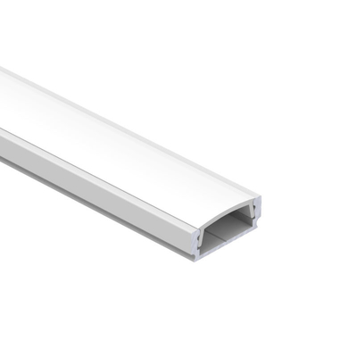 6061 6063 Black LED Strip Aluminium Profile Housing Clear cover