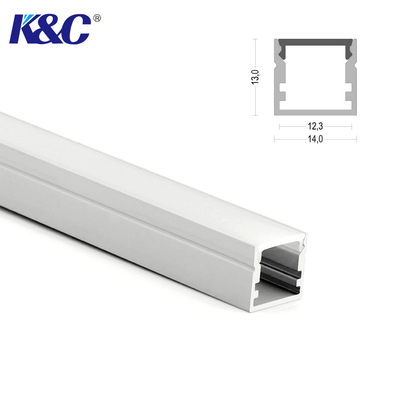 PMMA PC Square Led Profile 6063 T5 Aluminum Alloy Extrusion Channel Ip65