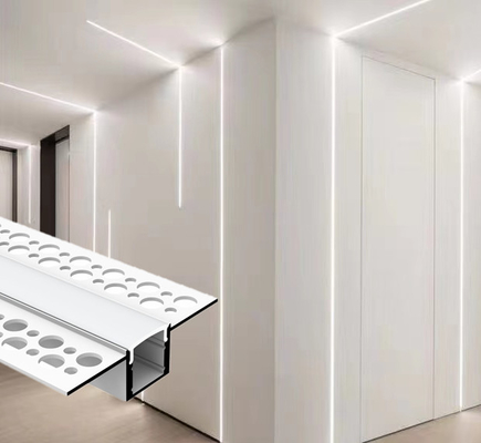 Recessed Drywall Plaster Gypsum Aluminium Led Profile For Ceiling LED Light Strips Aluminum Channel