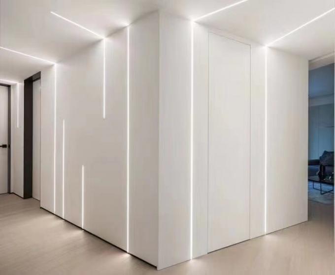 LED Plasterboard Profile With PC PMMA Recessed Led Strip Aluminum ...