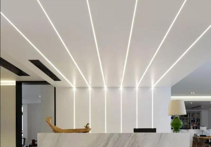 LED Plasterboard Profile With PC PMMA Recessed Led Strip Aluminum ...