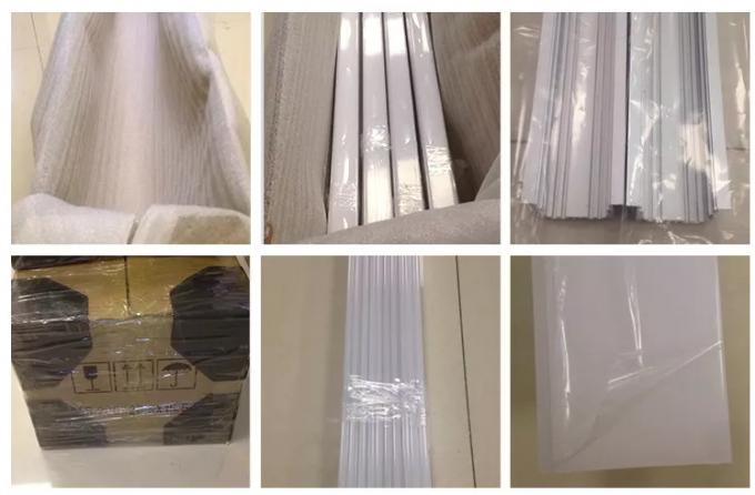 Temper Extrusion 6063 T5 Led Strip Recessed Channel Sandblasting